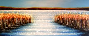 Between the reeds